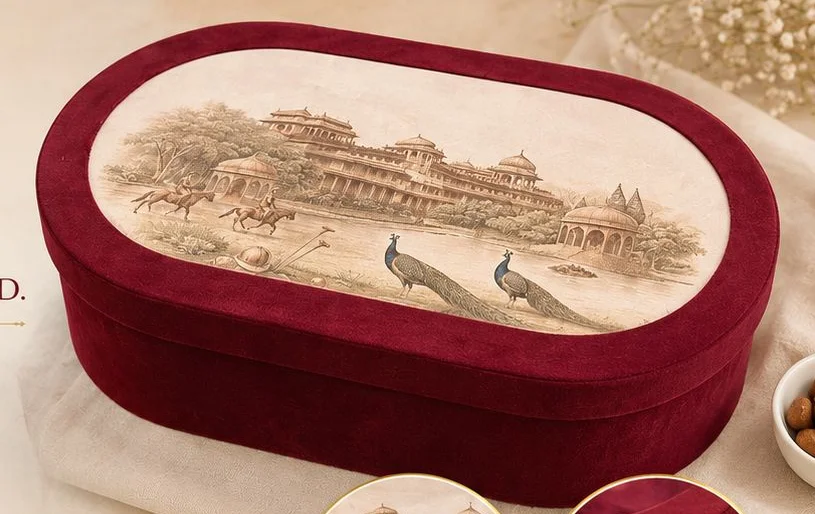 The Heritage Oval — Maroon Velvet